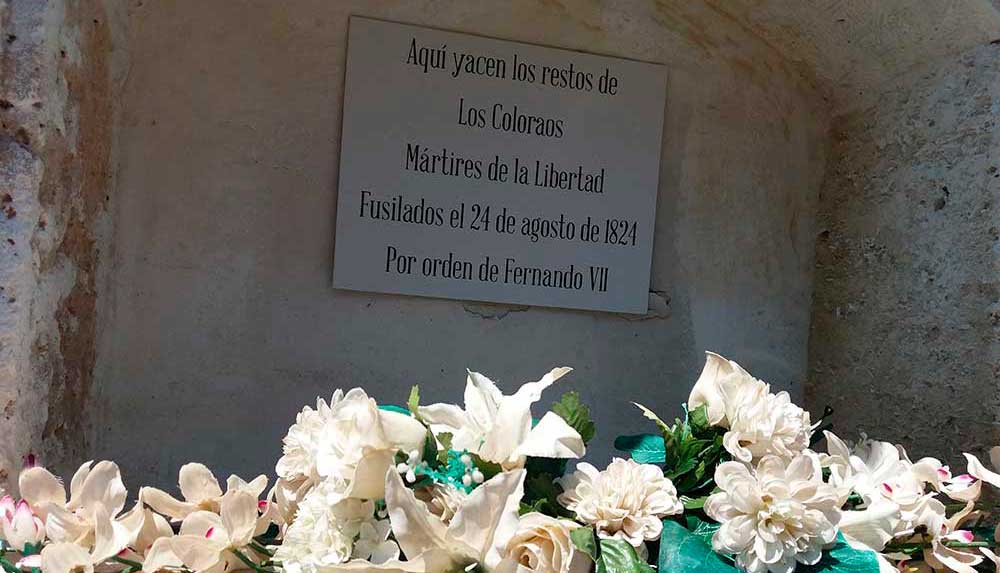 Restos de los Coloraos fusilados