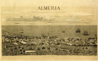 Almería vista desde Cerro de las Cruces Calvario 1876
