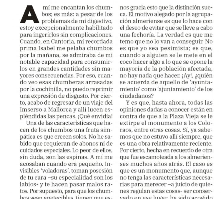 Chumbos por Juan Teruel