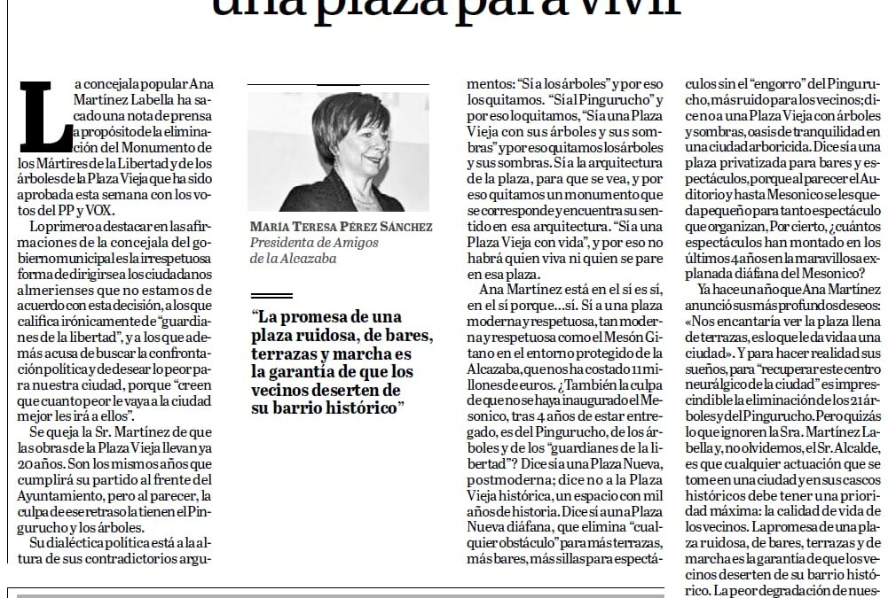 La Plaza Vieja: Una plaza para vivir