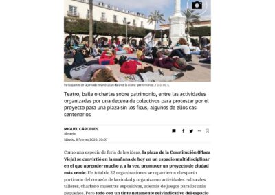 La Plaza Vieja, de reivindicación