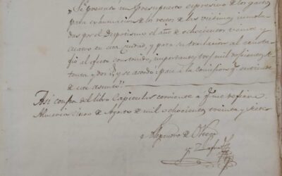 1837: Levantamiento primer cenotafio