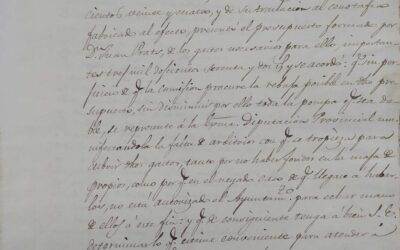 1837: Levantamiento primer cenotafio