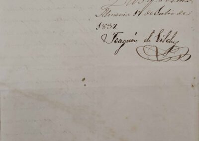 1837: Levantamiento primer cenotafio