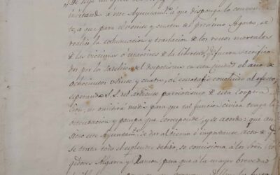 1837: Levantamiento primer cenotafio