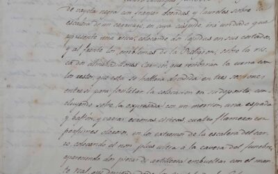 1837: Levantamiento primer cenotafio