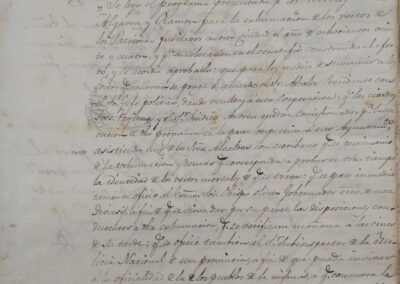 1837: Levantamiento primer cenotafio