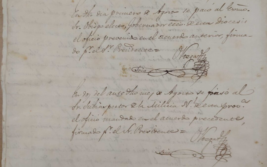 1837: Levantamiento primer cenotafio