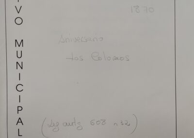 1870: Levantamiento Monumento de los Coloraos en Plaza de Cádiz (Puerta de Purchena)