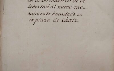 1870: Levantamiento Monumento de los Coloraos en Plaza de Cádiz (Puerta de Purchena)