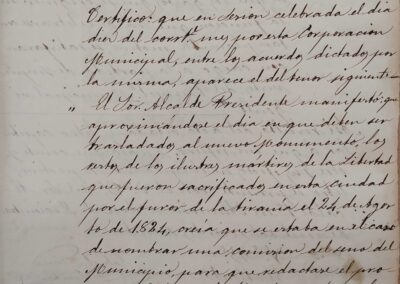 1870: Levantamiento Monumento de los Coloraos en Plaza de Cádiz (Puerta de Purchena)