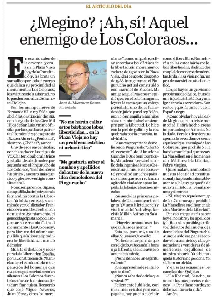 ¿Megino? ¡Ah, si! Aquel enemigo de Los Coloraos...