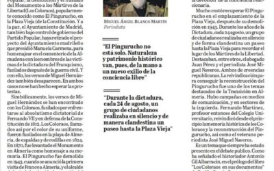 La memoria del pingurucho y Miguel Hernández