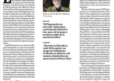 La memoria del pingurucho y Miguel Hernández