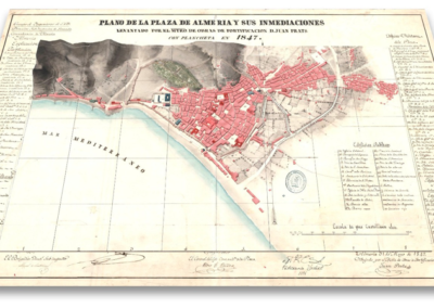 Plano de Almería de 1847