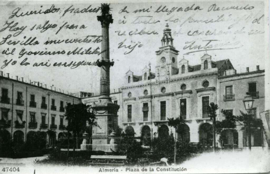 Plaza Constitución Almería 1909