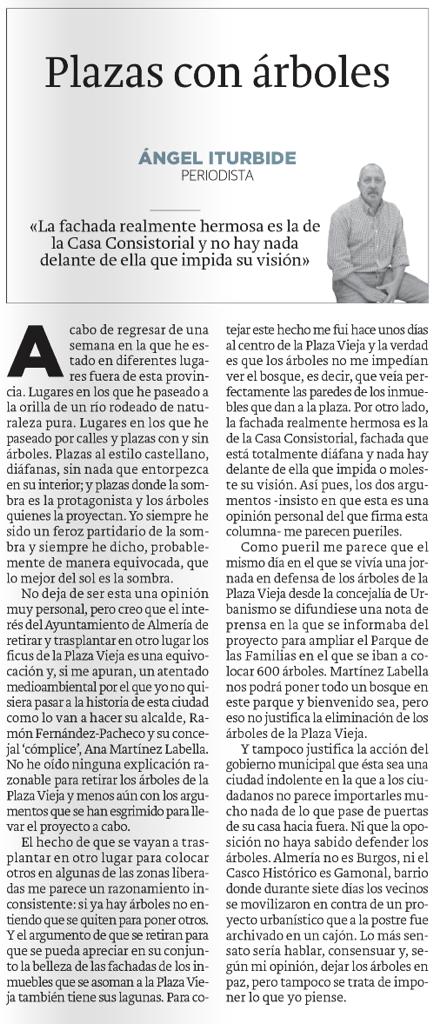 Plazas con arboles por Ángel Iturbide