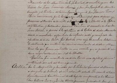 1899: Traslado restos mortales y del monumento a la Plaza de la Constitución (Plaza Vieja)